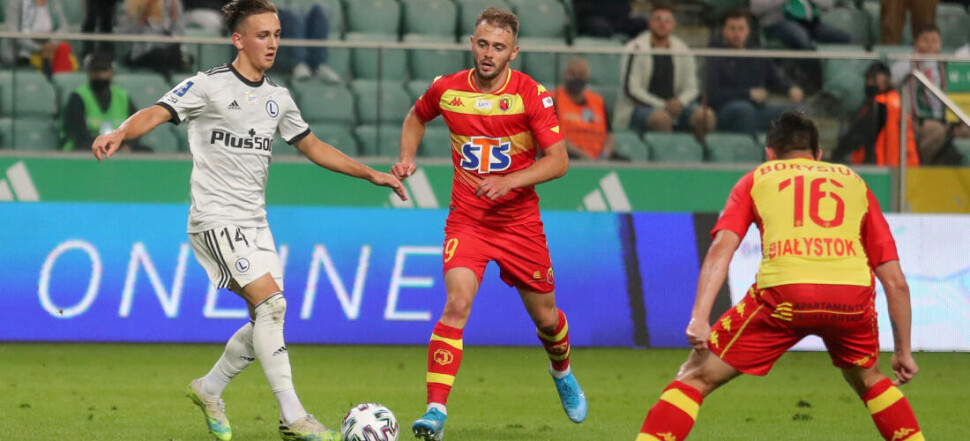 II KOLEJKA PKO EKSTRAKLASY LEGIA WARSZAWA - JAGIELLONIA BIALYSTOK MICHAL KARBOWNIK  SZYMON SOBCZAK  ARIEL BORYSIUK