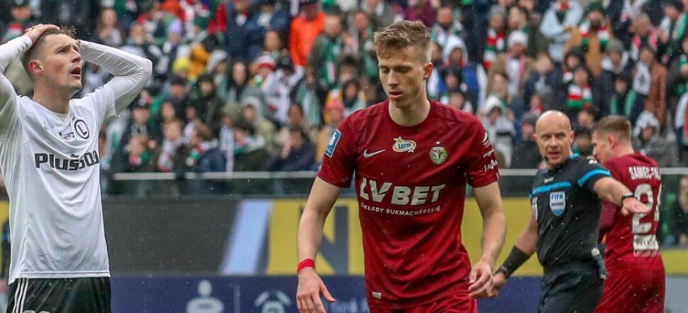 Marc Gual Łukasz Bejger Legia Warszawa - Śląsk Wrocław 0:0