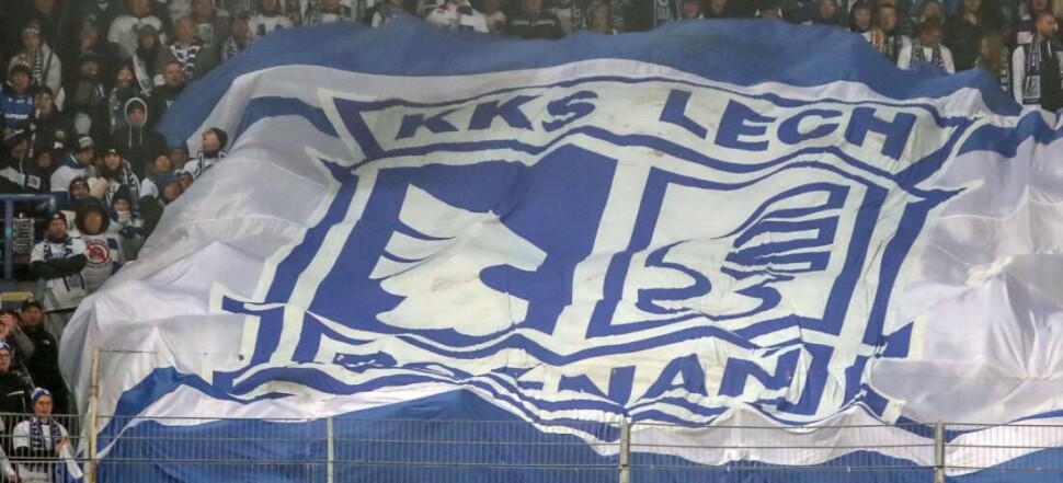 Lech Poznań flaga kibice