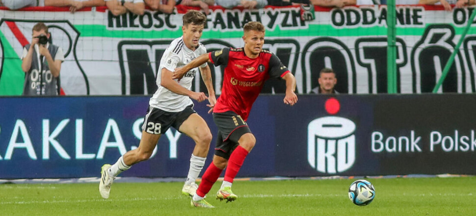 PKO EKSTRAKLASA  LEGIA WARSZAWA - GORNIK ZABRZE MARC GUAL  RAFAL JANICKI