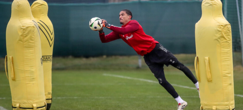 Pierwszy trening Kovacevicia z Legią Marcel Mendes-Dudziński