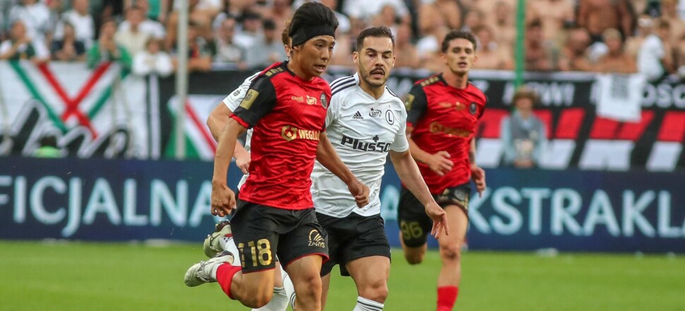 PKO EKSTRAKLASA  LEGIA WARSZAWA - GORNIK ZABRZE DAISUKE YOKOTA  YURI RIBEIRO