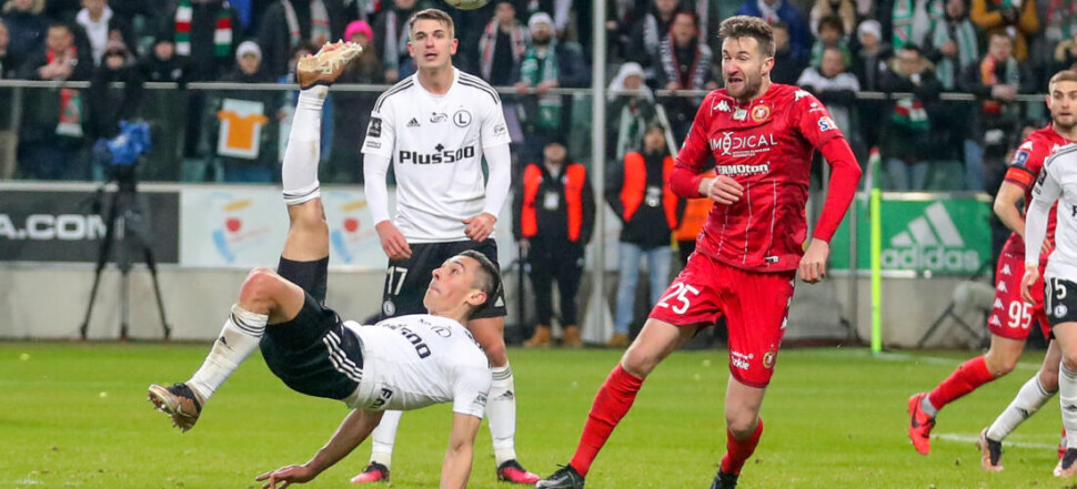 22.KOLEJKA PKO EKSTRAKLASY  LEGIA WARSZAWA - WIDZEW LODZ  KLASYK  DERBY PATRYK SOKOLOWSKI MAIK NAWROCKI  MAREK HANOUSEK