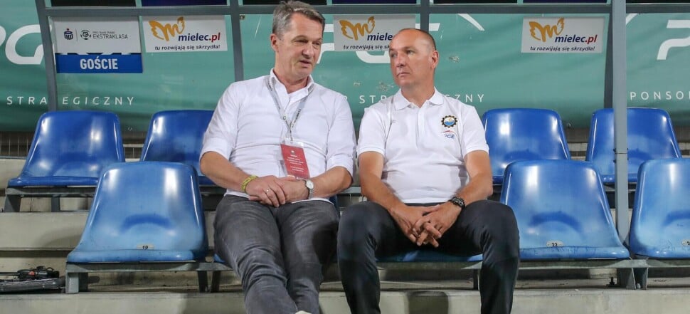 7. KOLEJKA PKO EKSTRAKLASY  STAL MIELEC - LEGIA WARSZAWA JACEK ZIELINSKI  ADAM MAJEWSKI