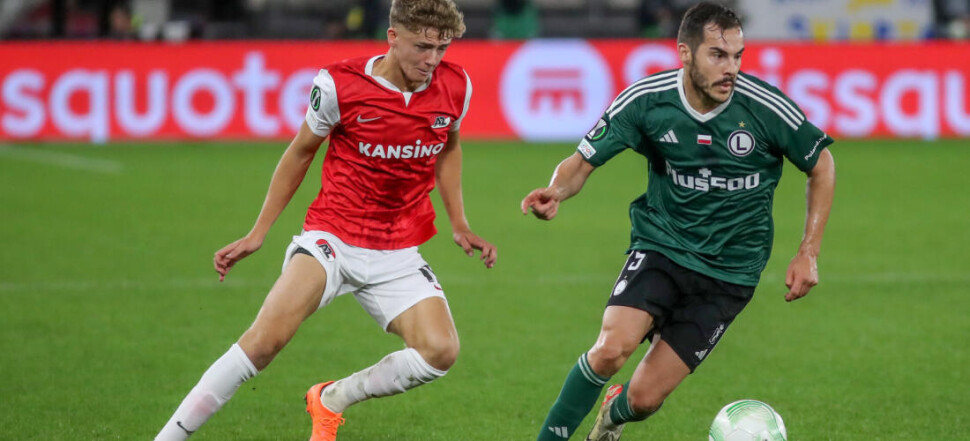 LIGA KONFERENCJI EUROPY  AZ ALKMAAR - LEGIA SVEN MIJNANS  YURI RIBEIRO
