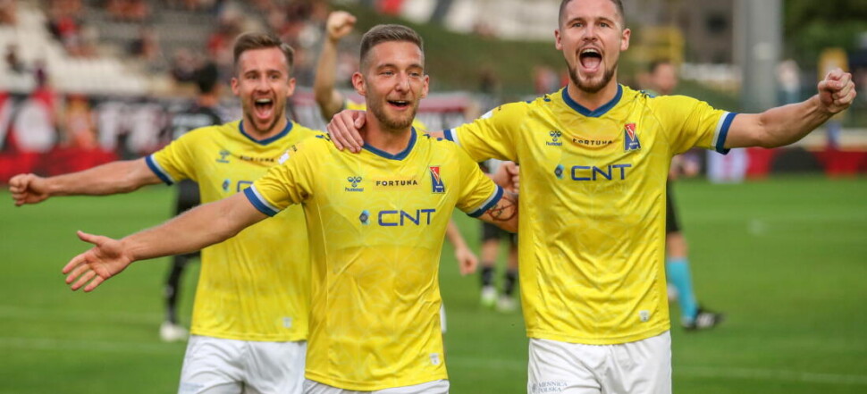 FORTUNA I LIGA  POLONIA WARSZAWA - MOTOR LUBLIN FILIP WOJCIK  BARTOSZ WOLSKI  RADOSC  KACPER WELNIAK