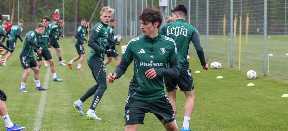 Legia trening Jakub Żewłakow