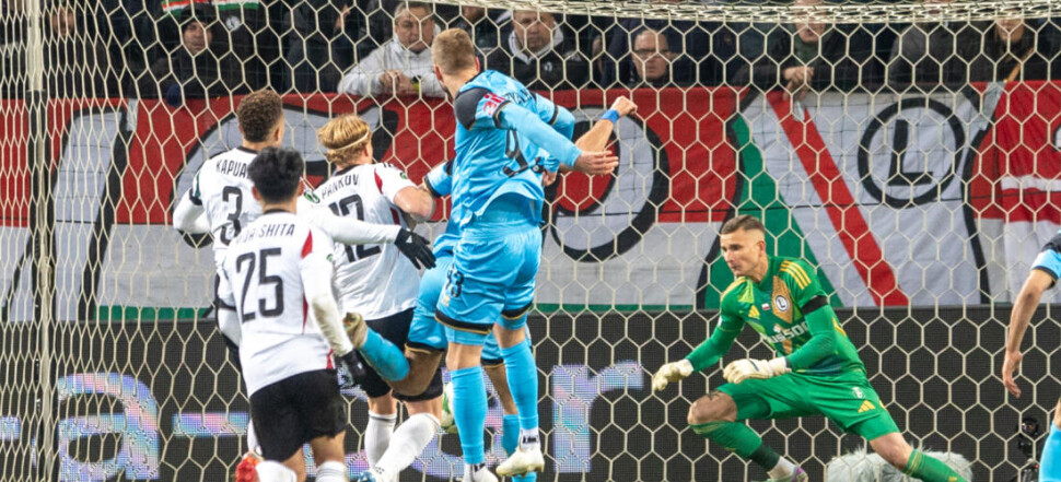 Legia - Lugano Kacper Przybyłko