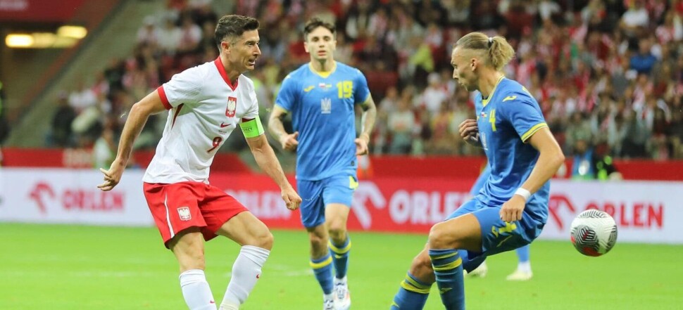 Polska - Ukraina 3:1 Lewandowski