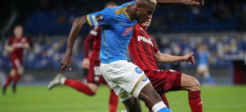 LIGA EUROPY SSC NAPOLI - LEGIA WARSZAWA VICTOR OSIMHEN