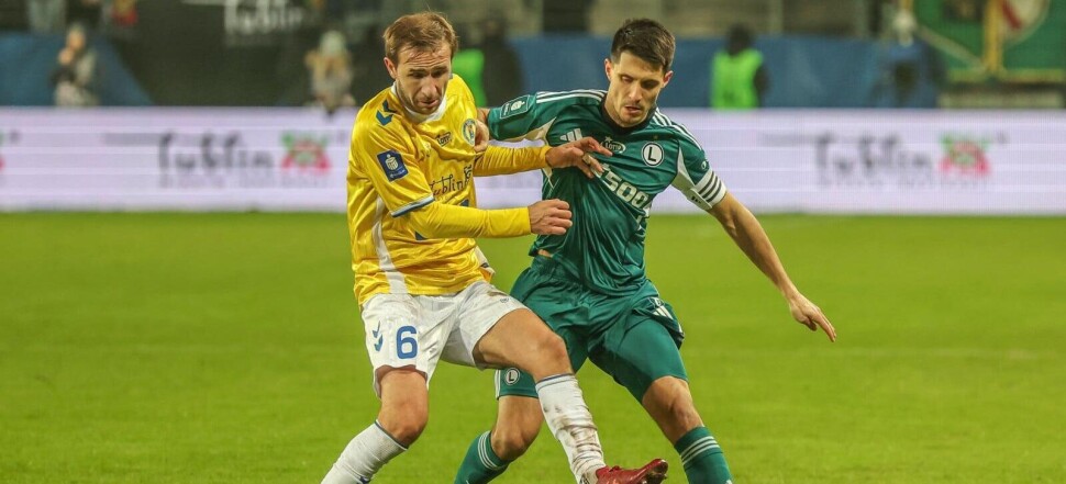 Motor Lublin - Legia Warszawa 1:1 Sergi Samper Bartosz Kapustka