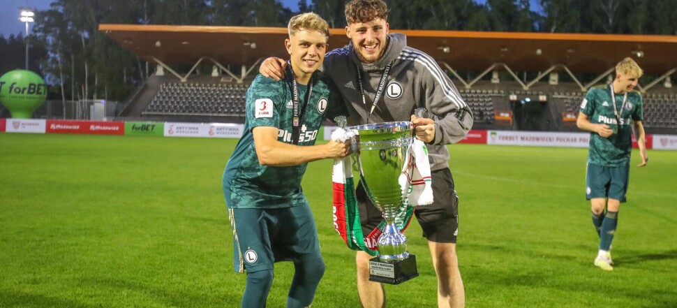 FINAL MAZOWIECKIEGO PUCHARU POLSKI MZPN LEGIA II WARSZAWA - POGON GRODZISK MAZOWIECKI JAKUB JEDRASIK  JAKUB MURAWSKI
