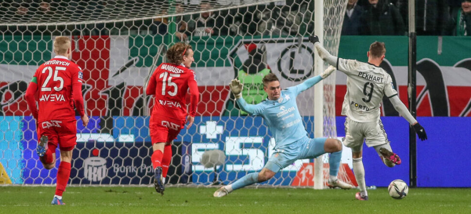 PKO EKSTRAKASA  LEGIA WARSZAWA - WISLA KRAKOW MICHAL FRYDRYCH  MATEJ HANOUSEK  MIKOLAJ BIEGANSKI  TOMAS PEKHART