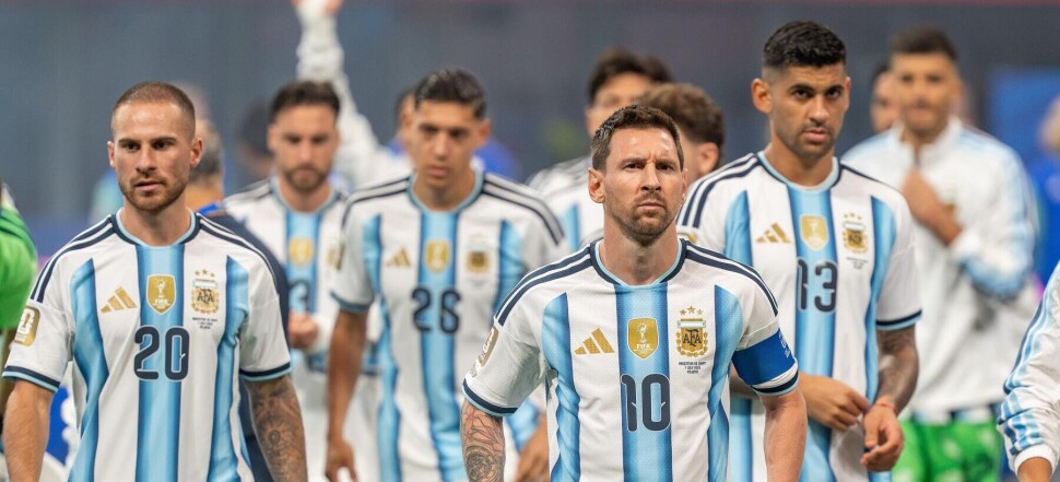 Leo Messi Cristian Romero Alexis Mac Alister