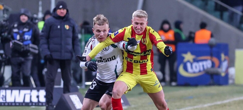 Legia Warszawa - Korona Kielce 1:2 Dawid Błanik Patryk Kun
