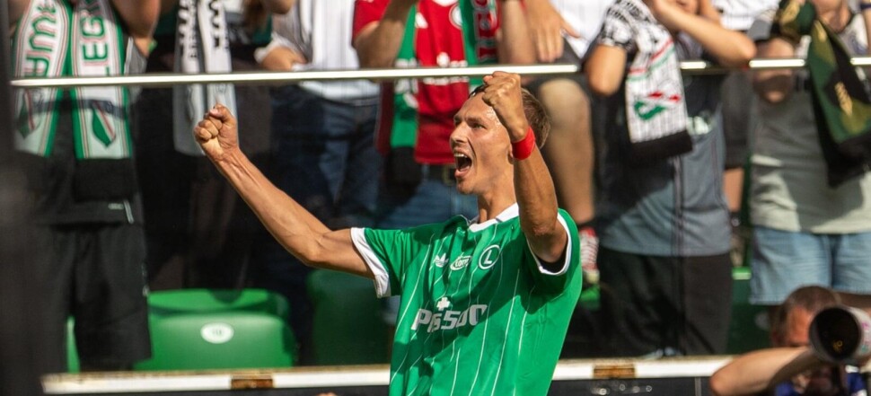Legia Warszawa - Zagłębie Lubin 3:1 Rafał Adamski