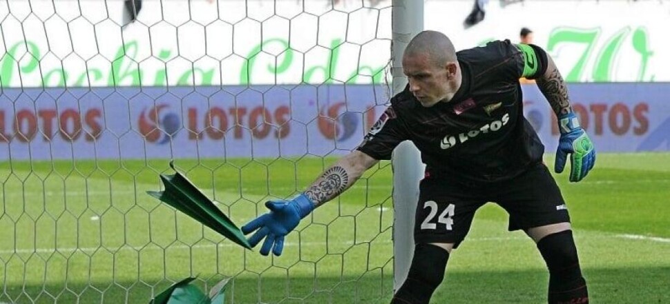 Galeria: Lechia - Legia 1:0 Mateusz Bąk