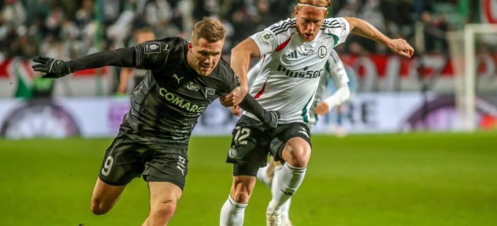 Legia Warszawa - Cracovia 3:2 Benjamin Kallman Radovan Pankov