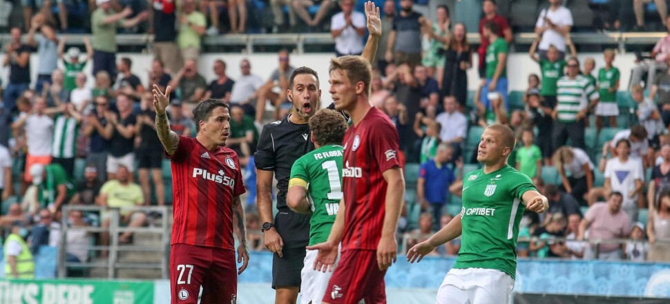 II RUNDA ELIMINACJI LIGI MISTRZOW FLORA TALLINN - LEGIA WARSZAWA JOSUE  ANASTASIOS PAPAPETROU  KONSTANTIN VASSILJEV  MATEUSZ HOLOWNIA  HENRIK OJAMAA
