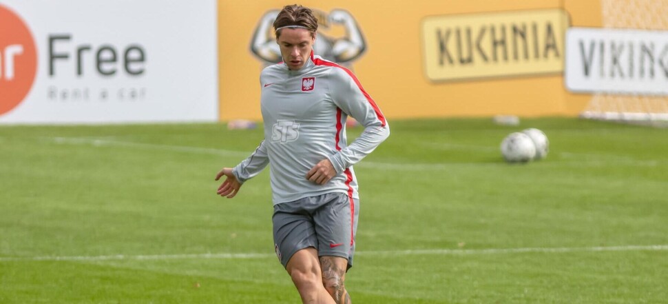 Trening reprezentacji Polski - Nicola Zalewski