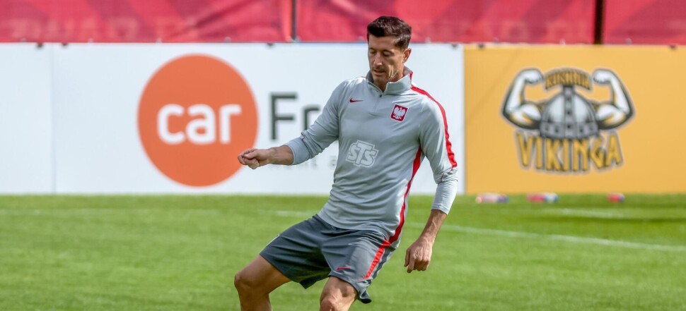 Trening reprezentacji Polski - Robert Lewandowski