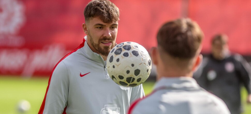 Trening reprezentacji Polski - Przemyslaw Wiśniewski