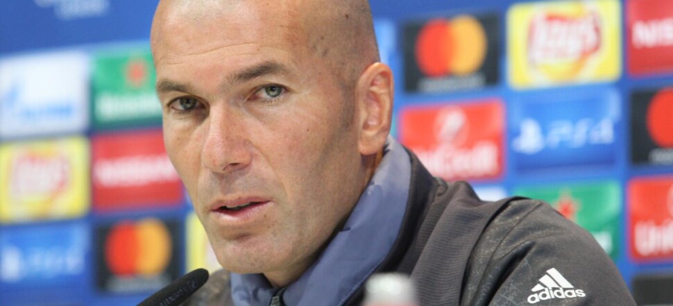 KONFERNCJA PRASOWA REAL MADRYT REAL MADRID PRESS CONFERENCE ZINEDINE ZIDANE