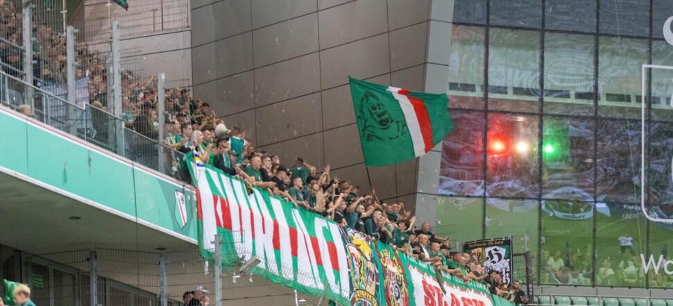 Legia Warszawa - Śląsk Wrocław 1:1 Stadion sektor gości