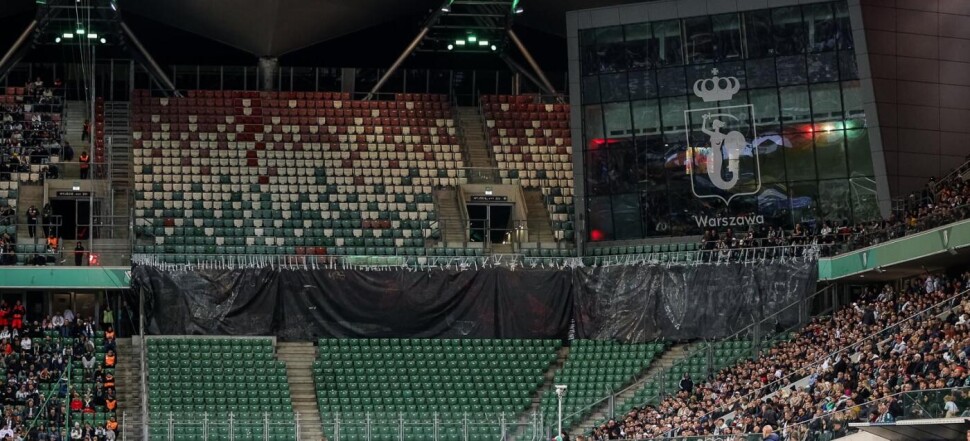 Legia Warszawa - Wisła Kraków 2:0 sektor gości