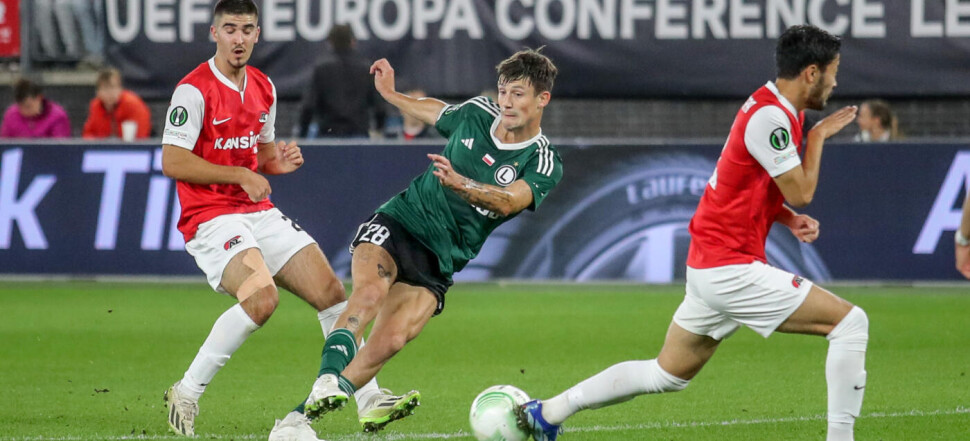 LIGA KONFERENCJI EUROPY  AZ ALKMAAR - LEGIA WARSZAWA WARSAW MARC GUAL