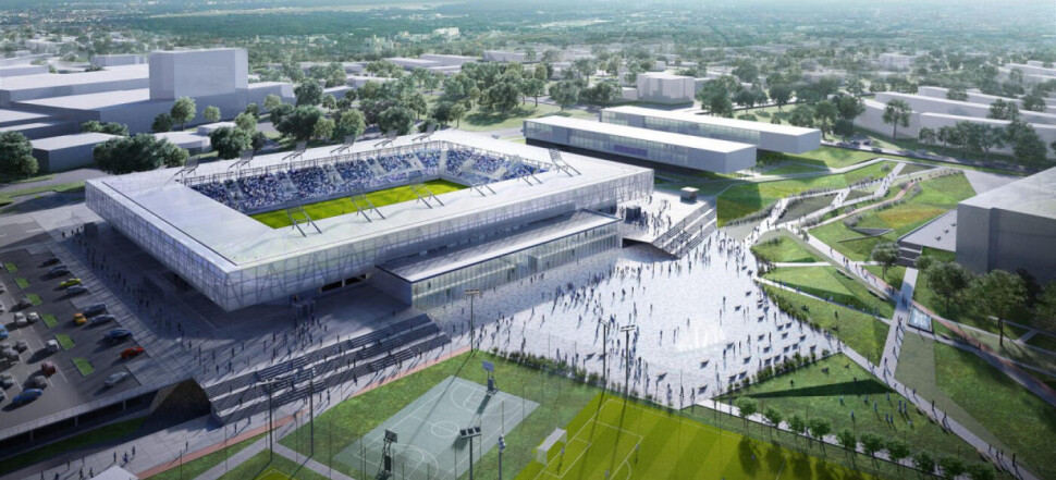 Stadion Olsztyn projekt