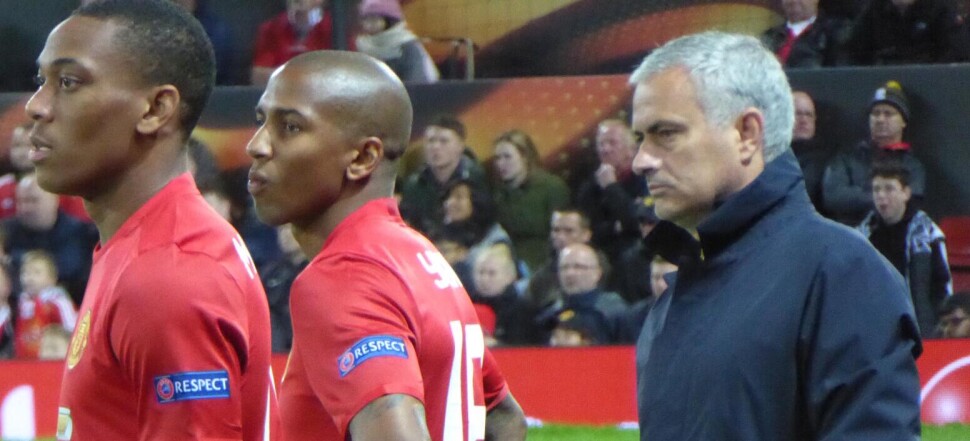 Jose Mourinho Anthony Matrial Ashley Young